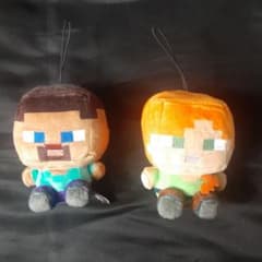 Minecraft ぬいぐるみセット　アレックスとスティーブ