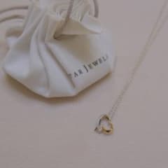 STAR JEWELRY HEART MOON ネックレス SV925のサムネイル