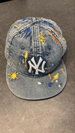 New Era NYロゴ スプラッターペイントキャップのサムネイル