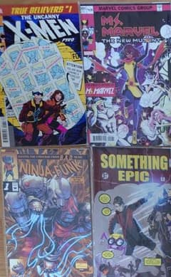 American comics: Marvel Spider-Man, X-Men (4-book set)