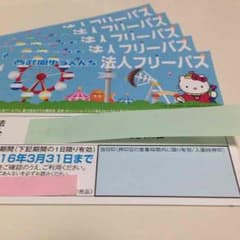 yuka様専用☆西武園ゆうえんち☆フリーパス3枚のサムネイル