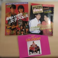 1985年・1986年全日本女子プロレス雑誌2冊+付録 クラッシュギャルズ