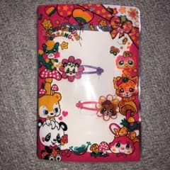 お花ヘアピン　パンダ×ロージーのサムネイル