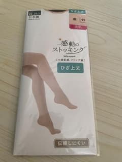 tutuanna 感動のストッキング ひざ上丈 黒 22-25cmのサムネイル
