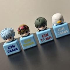 [Set of 4] Gintama Double Jack Mascot Earphones Jack Bandai Gacha