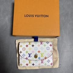 ルイヴィトン LV × TM ポルトモネ・ロザリ 村上隆 マルチカラー 美品