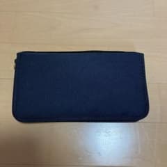 美品　無理良品パスポートケース黒のサムネイル