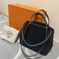 HERMES エルメス 2WAYショルダー トートバッグ ブラック カバックPMのサムネイル