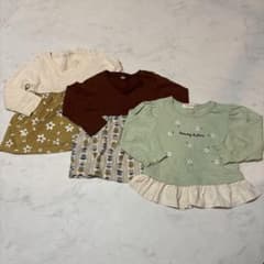 まとめ売り 95cm チュニック ロンT ベビー服 3点セットのサムネイル