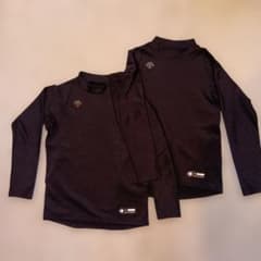 【2着セット】DESCENTE アンダーシャツ 160 ブラックのサムネイル