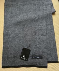 HIROKO KOSHINO HOMME ヘリンボーンマフラーのサムネイル