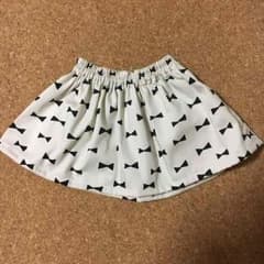 【ハンドメイド】ケイトスペード風 リボン柄スカートのサムネイル