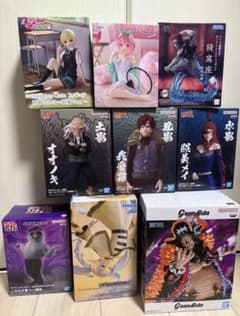 プライズ フィギュア 9体 まとめ売り ワンピース ToLOVEる ナルト 他