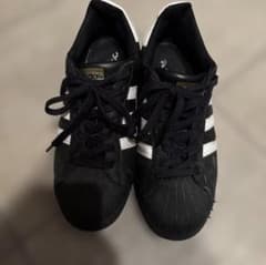 adidas SUPERSTAR ブラック/ホワイトのサムネイル