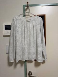 natural couture ドット柄ブラウス 長袖のサムネイル