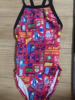 ガ*む様 Mizuno ピンク キャラクター柄水着 130cmのサムネイル