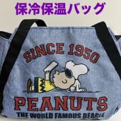 PEANUTS 保冷保温バッグ The HOMIES ブルー　ファスナー付きのサムネイル