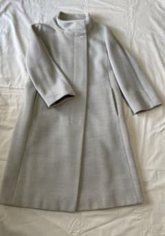 MaxMara 白タグ マックスマーラ スタンドカラーロングコート【42】のサムネイル