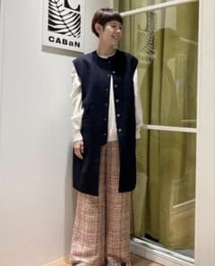 BACCAダブルクロスヘビーメルトン ミドルベストのサムネイル