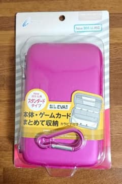 [New and unused] Semi-hard case for New Nintendo 3DS LL Pink