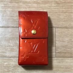 ルイヴィトン タバコケース(赤色)  最終値下げ!!のサムネイル