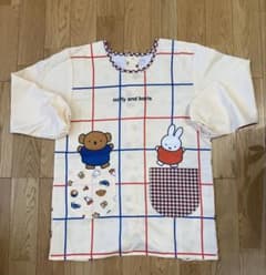 ミッフィー ボリス エプロン M-L 割烹着　スモック　保育士のサムネイル