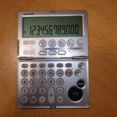 折り畳み SHARP 金融電卓 EL-K622のサムネイル