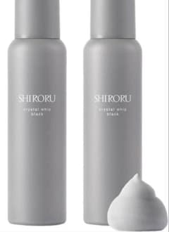 SHIRORU crystal whip 6本 SHIRORU crystal whip black 洗顔料 2本セット - メルカリ