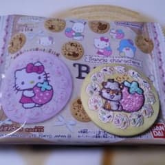 サンリオキャラクターズ 刺繍缶バッジ ビスケット4　コロコロクリリンのサムネイル