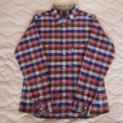 チェック シャツ 中厚手 ローズピンクのサムネイル