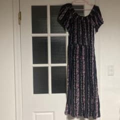 r p s  黒花柄ワンピースのサムネイル