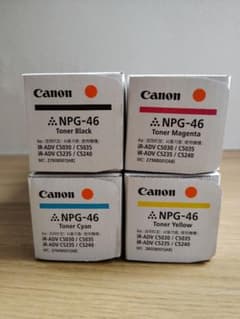 Canon NPG-46 K/C/M/Y 純正 トナー 4色セットのサムネイル