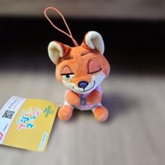 ZOOTOPIA2 こてっとぺったんマスコットぬいぐるみ　ニック・ワイルド