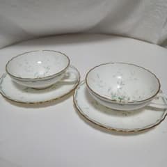 か*こ様 Noritake　小花のワルツ　カップ・ソーサーセット　ボーンチャイナのサムネイル
