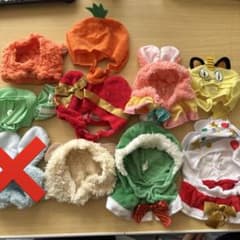 ねこのかぶりもの　9点セット まとめ売りのサムネイル
