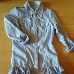 【値下げ】美品♡シャツワンピースのサムネイル