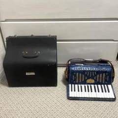 トンボ/TOMBO アコーディオン No.211 30鍵 青黒マーブル レトロ - メルカリ
