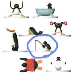 핑구전 데스크탑 피겨 핸코 스탠드