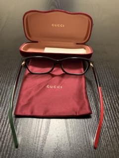 GUCCI メガネ ブラック×グリーン×レッドのサムネイル