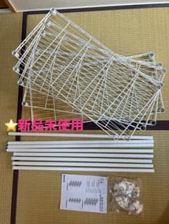 ニトリ スチールラック ホワイト CUSTOM 幅85x奥行40×高さ182㎝ - メルカリ