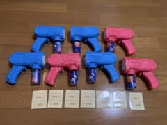 バブルガン7台　電池　シャボン液付のサムネイル