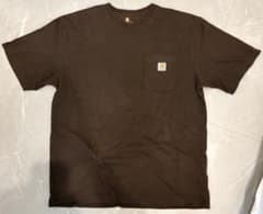 Carhartt ポケットTシャツ ブラウン Lサイズのサムネイル