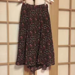花柄 ロングスカートのサムネイル