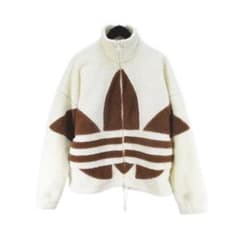 adidas フリースジャケット アイボリー/ブラウンのサムネイル
