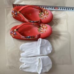 七五三　草履&足袋　女の子　３歳のサムネイル