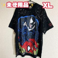 미사용품 HUF×MARVEL 베놈 스파이더맨 T셔츠 XL