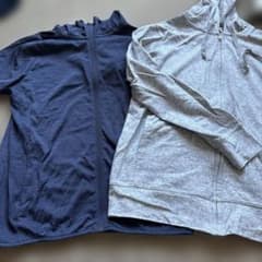 ユニクロパーカー2点セット薄手☆美品☆のサムネイル