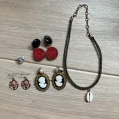 レディース ピアス ネックレス セット ヴィーナス 貝 和風 アクセサリーのサムネイル