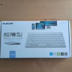 【未使用】ELECOM Bluetoothキーボード TK-FBP100WHのサムネイル