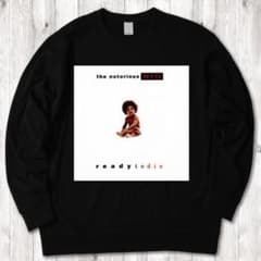 Thumbnail of BIGGIEビギー hiphopストリートラップTプリント黒 スウェット 3XL